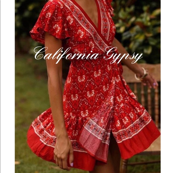 Wrap Mini Dress - Picture 6 of 8